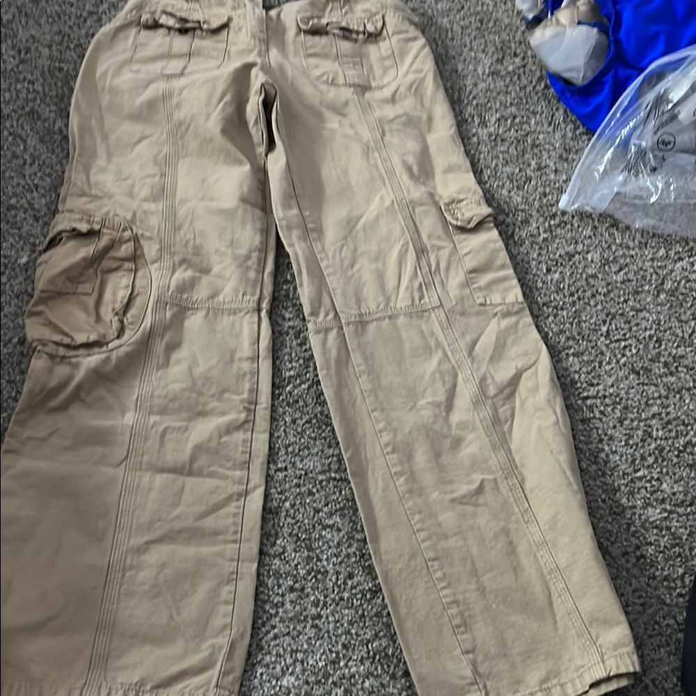 Men's Tan Cargo Pants